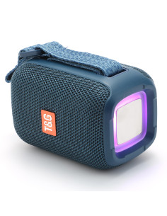 Enceinte Bluetooth Portable 5W Étanche Avec Lumière RGB 10h Autonomie