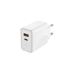 Chargeur secteur double rapide USB/USB-C