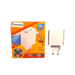 Chargeur USB, Dual USB-C  50 W 2
