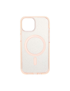Coque Magsafe paillettes rose Flo Apple iphone 15 pro max