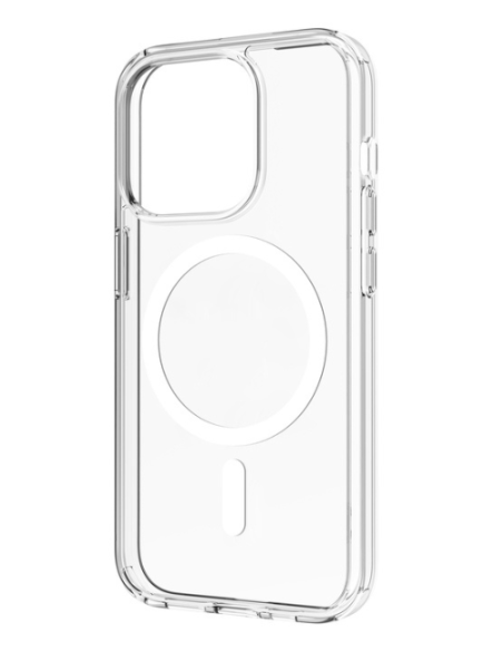 Coque silicone transparente magsafe Apple iphone 15 plus