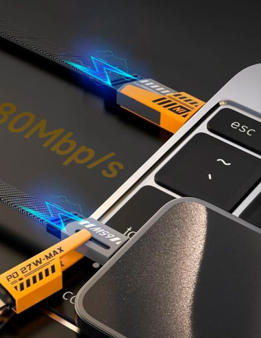 Câble de charge 4 en 1 câble de données rapide 65 W Câble de charge 4 en 1 câble de données rapide 65 W