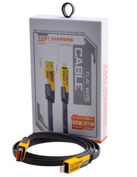 Câble de charge 4 en 1 câble de données rapide 65 W