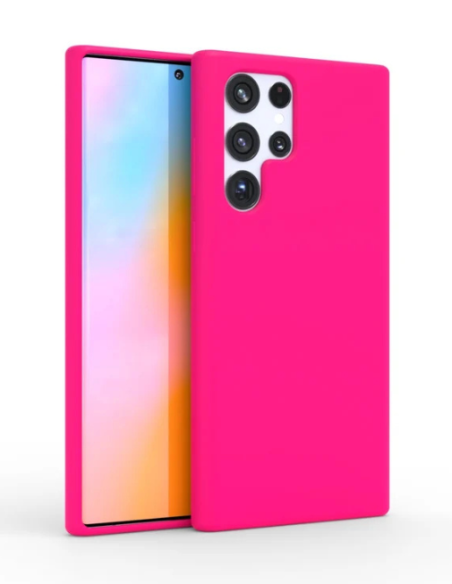 Coque silicone couleur Samsung Galaxy S23 Ultra