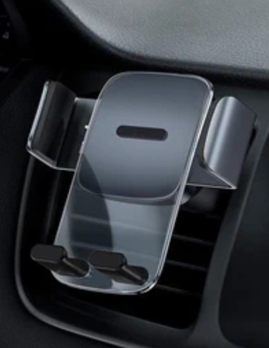 Support de téléphone de voiture gravite pour grille d'aeration noir Support de téléphone de voiture gravite pour grille d'aeration noir