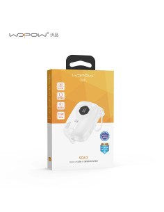 Batterie externe WOPOW SQ53 22,5 W + PD20 W avec câble intégré