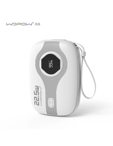 Batterie externe WOPOW SQ53 22,5 W + PD20 W avec câble intégré Batterie externe WOPOW SQ53 22,5 W + PD20 W avec câble intégré