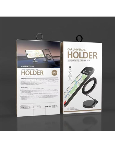 Support Magnétique Pliable - Rotation 1080° Support Magnétique Pliable - Rotation 1080°