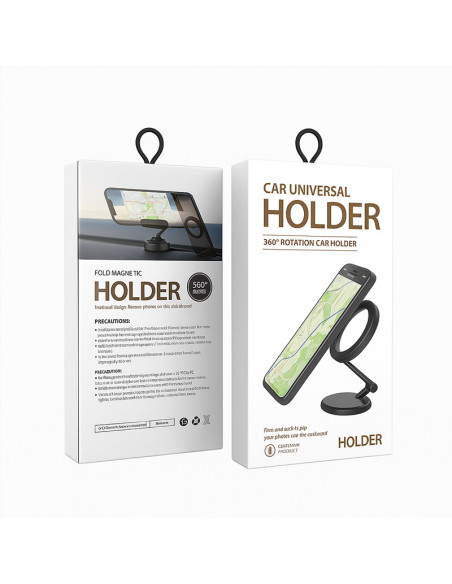 Support Magnétique Pliable - Rotation 1080°