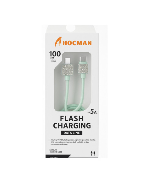 Câble de Charge Rapide HOCMAN – 100 cm – 3A